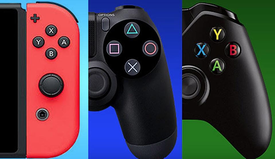 Famous Video Game Controllers