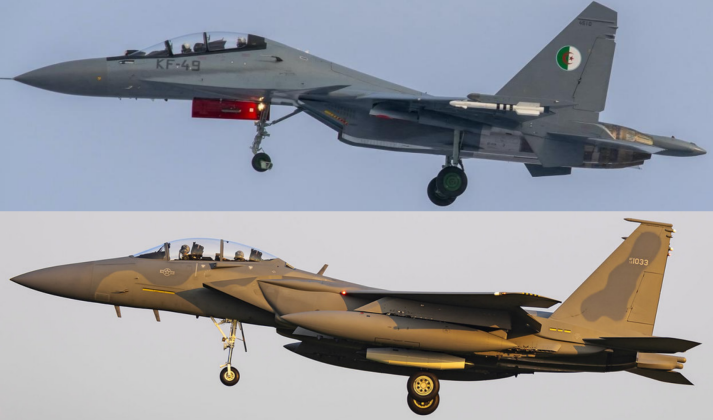 Top: Russian made Su30 Flanker Bottom: US made F-15 Eagle - Aircraft Design