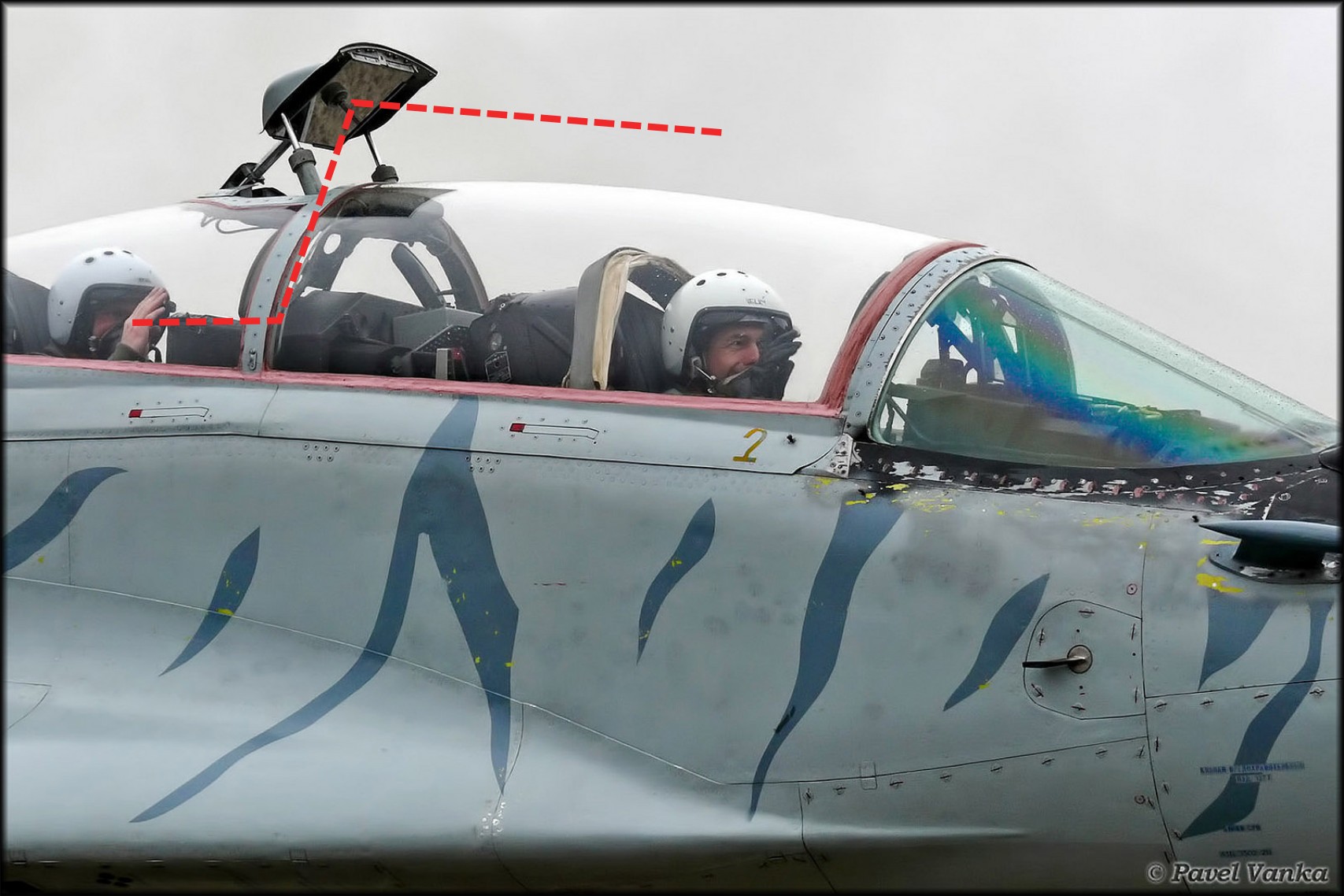 Mig-29 Fulcrum with Periscope not seen in Western Fighters. Aircraft Design