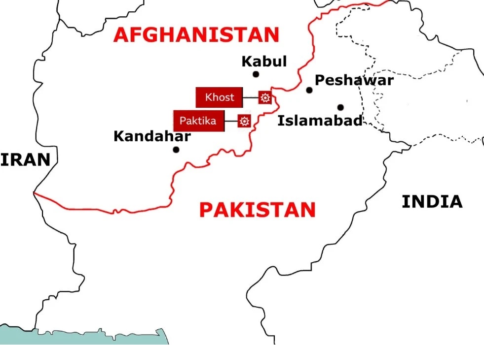 Pakistan Air Force - TTP hideouts