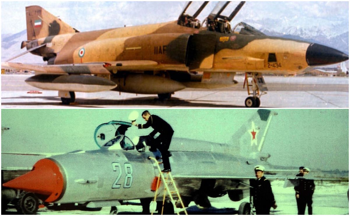 Soviet MiG-21 Pilot Rams Iranian RF-4C in Secret Mission