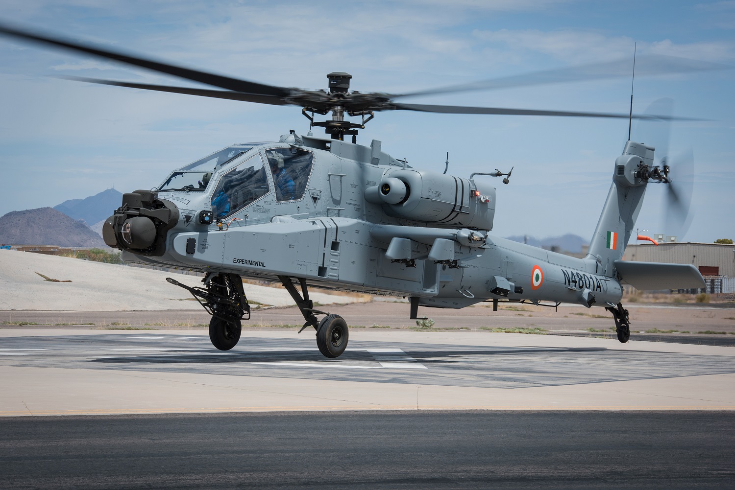 International Apache (HG01) India First Flight. AH-64E Apache