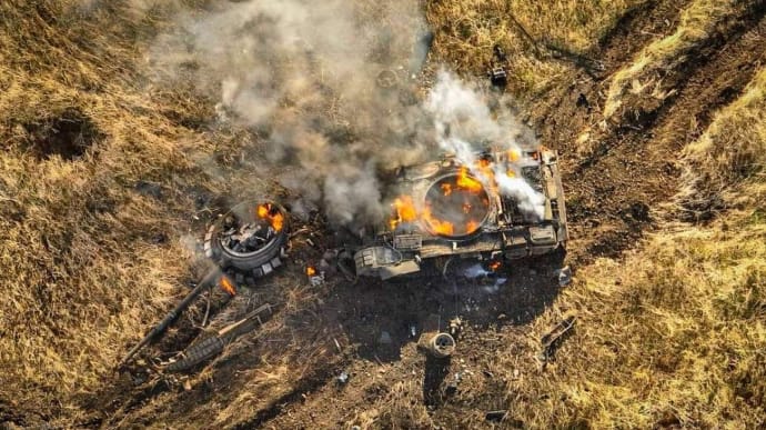 Destroyed Ukrainian Armor Kursk Oblast