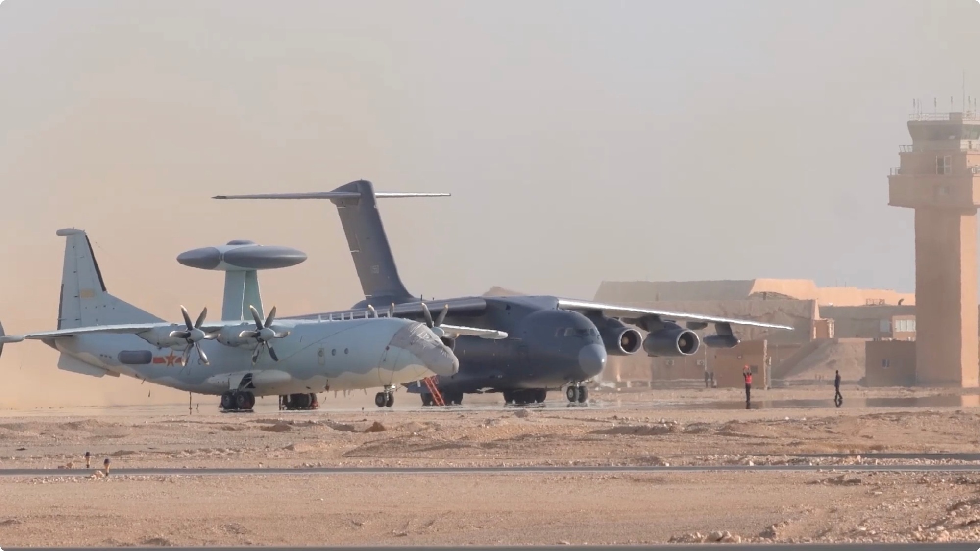 Chinese Y-20 and Chinese AWACS