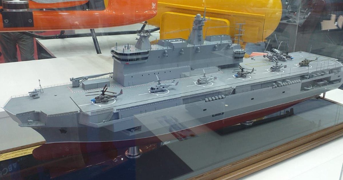 Russian Ivan Rogov warship