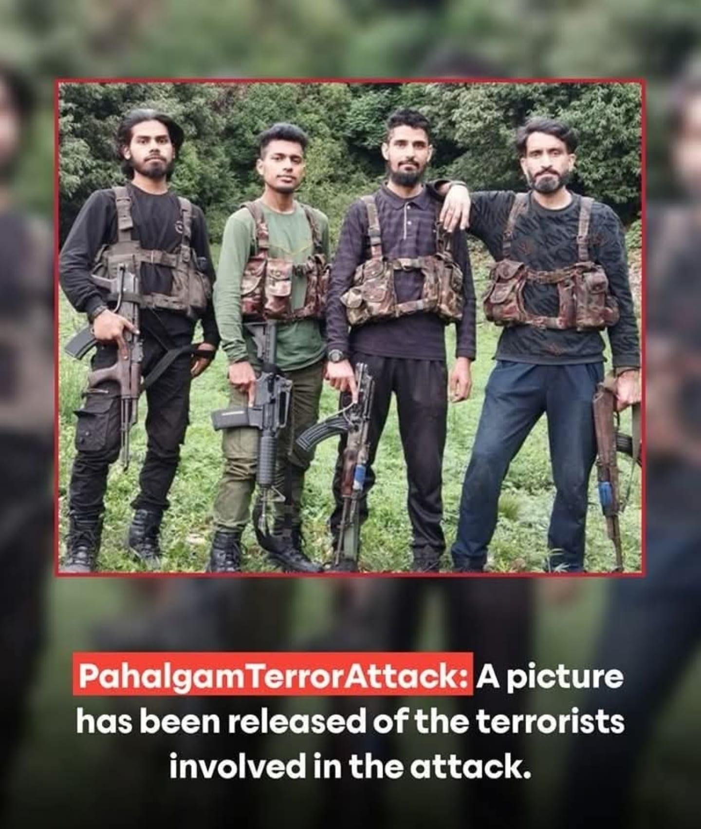 Sketch of 2 terrorists involved in Pahalgam terror attack released : r/india
