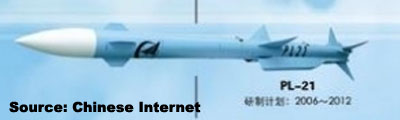 Chinese PL-21 Missile