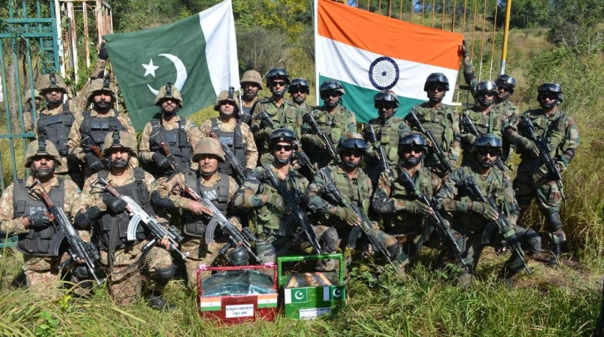 Pakistan and Indian Army Together