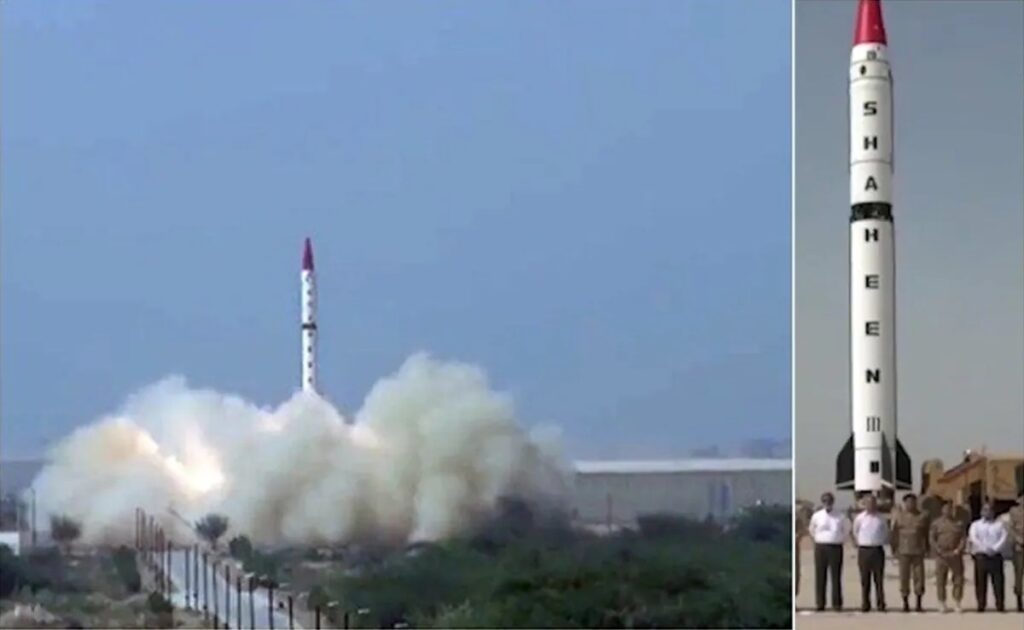 Pakistan Shaheen-III Ballistic Missile Test