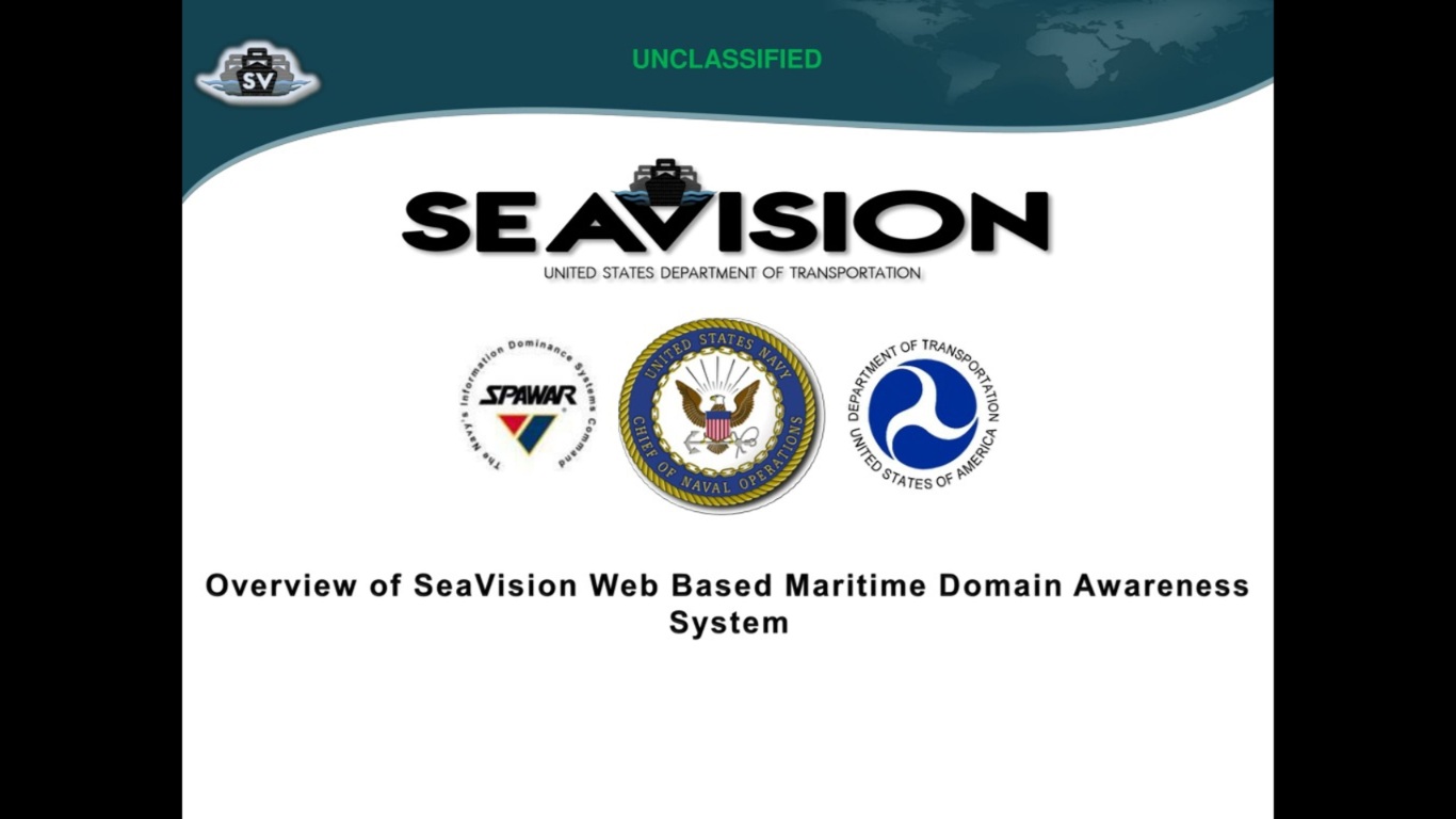 SeaVision Web Based Maritime Domain Awareness System