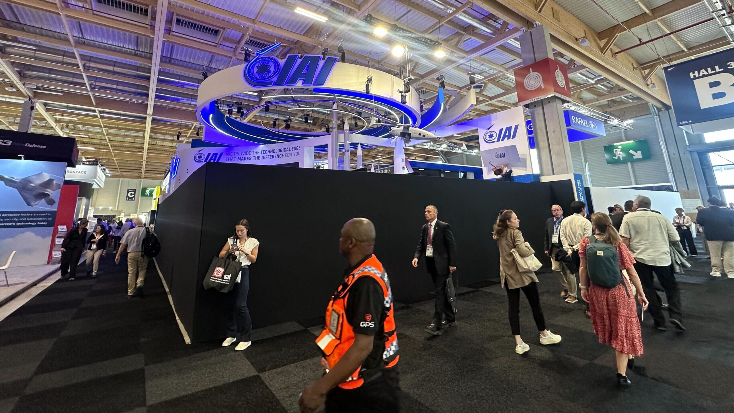 Israeli IAI Stall at Paris Airshow