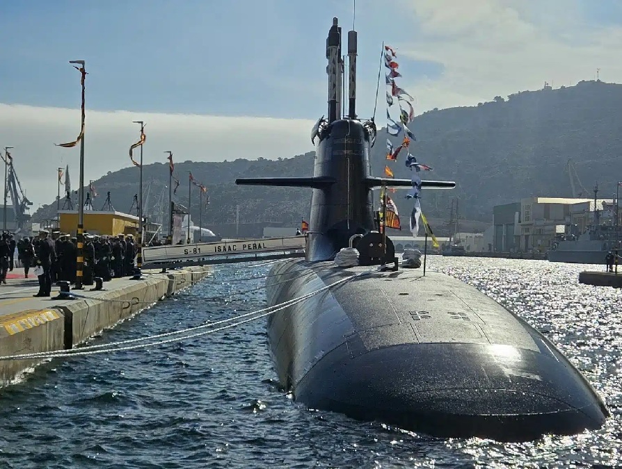 Commissioning ceremony of S-81 'Isaac Peral' Submarine. Navantia picture.
