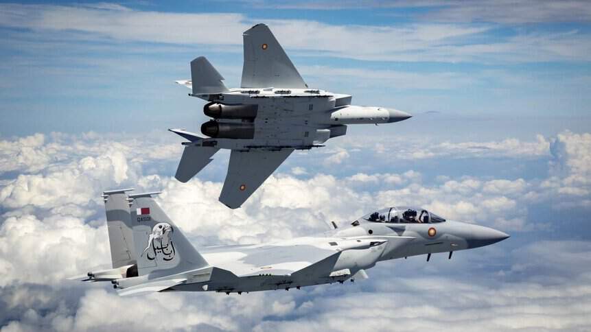 F-15QA – Qatar Uses Layered US Defense to Stop Iranian Missile Strike