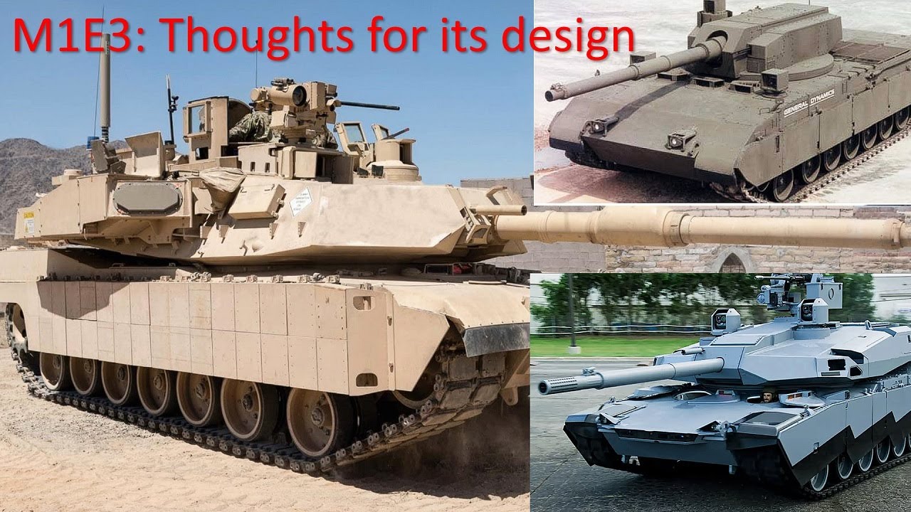 M1E3 Abrams tank