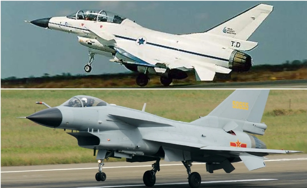 Top: LAVI and Bottom: J-10