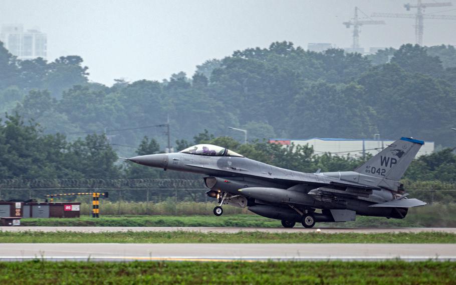 US Moves F-16s closer to North Korea for Super Squadron Trial