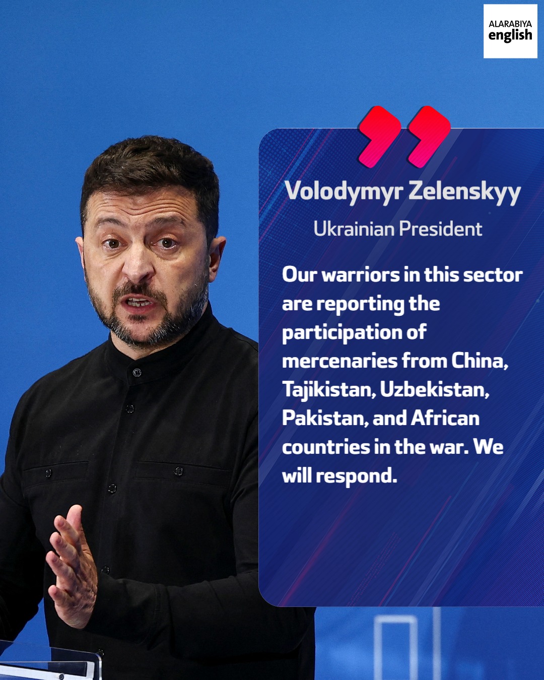 Pakistani Mercenaries in Ukraine, Says Zelenskyy