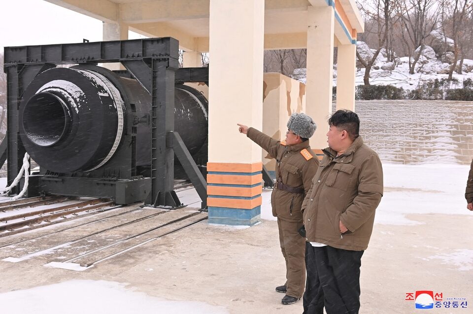 North Korea’s Solid-Fuel ICBM Engine's Final Test - Image by Reuters